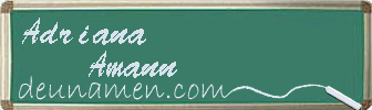 Adriana Amann Visitenkarte
